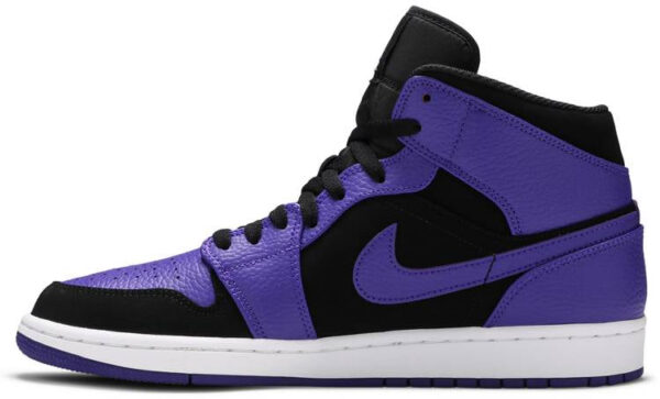 Jordan 1 Mid Black Dark Concord 554724-051 - Nicesk photo 2