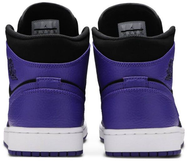 Jordan 1 Mid Black Dark Concord 554724-051 - Nicesk photo 4