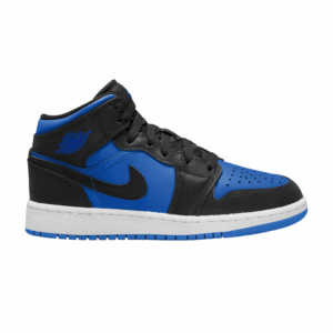 Jordan 1 Mid Black Royal Blue (GS) DQ8423-042 - Nicesk photo 1