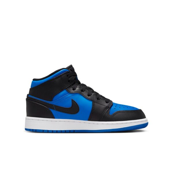 Jordan 1 Mid Black Royal Blue (GS) DQ8423-042 - Nicesk photo 3