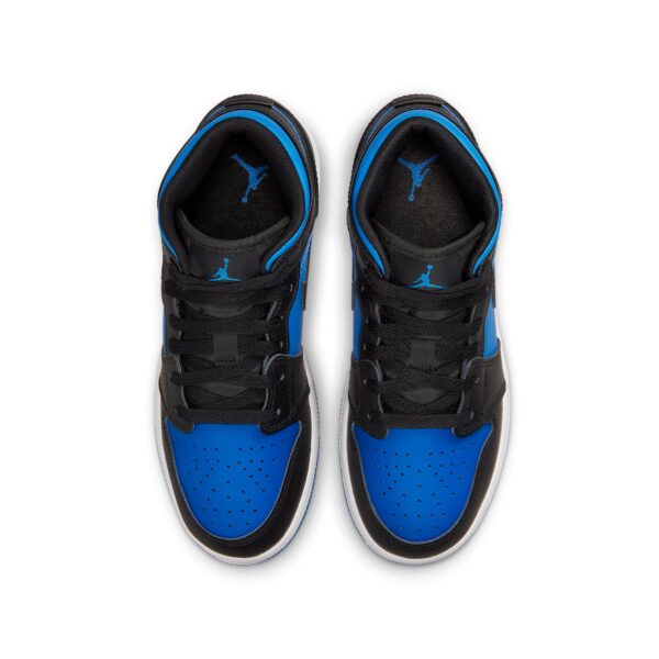 Jordan 1 Mid Black Royal Blue (GS) DQ8423-042 - Nicesk photo 5