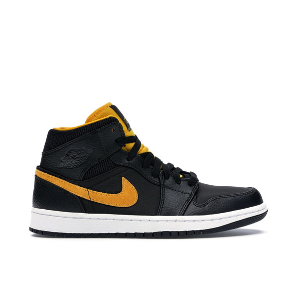 Jordan 1 Mid Black University Gold CI9352-001 - Nicesk photo 1