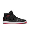 Jordan 1 Mid Black University Red BQ6578-001 - Nicesk photo 1