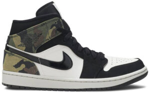 Jordan 1 Mid Camo (2020) CW5490-001 - Nicesk photo 1