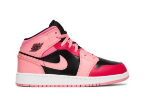 Jordan 1 Mid Coral Chalk (GS) 554725-662 - Nicesk photo 1