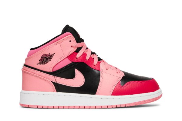 Jordan 1 Mid Coral Chalk (GS) 554725-662 - Nicesk photo 1