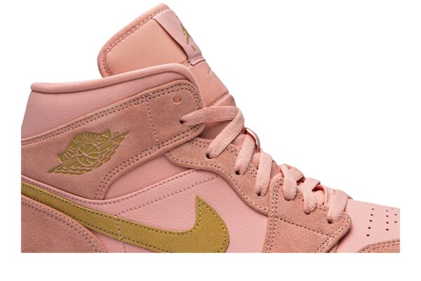 Jordan 1 Mid Coral Gold 852542-600 - Nicesk photo 2