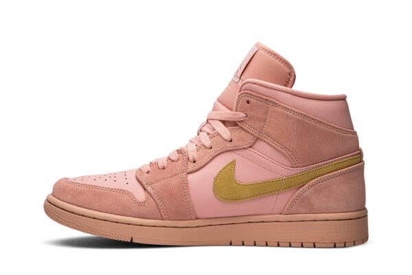 Jordan 1 Mid Coral Gold 852542-600 - Nicesk photo 3