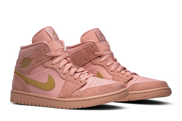 Jordan 1 Mid Coral Gold 852542-600 - Nicesk photo 8