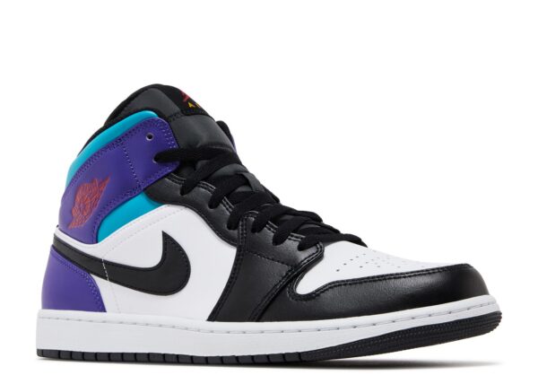 Jordan 1 Mid Court Purple Tropical Twist DQ8426-154 - Nicesk photo 3