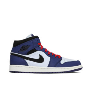 Jordan 1 Mid Deep Royal Blue Black 852542-400 - Nicesk photo 1