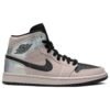 Jordan 1 Mid Dirty Powder Iridescent (Women's) BQ6472-602 - Nicesk photo 1
