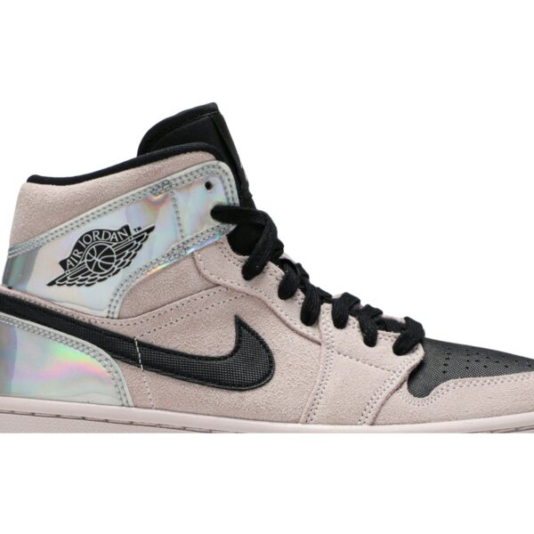 Jordan 1 Mid Dirty Powder Iridescent (Women's) BQ6472-602 - Nicesk photo 2