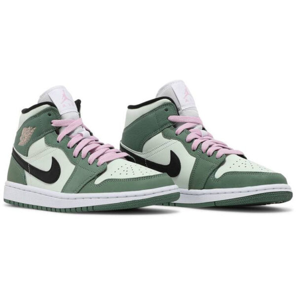 Jordan 1 Mid Dutch Green (Women's) CZ0774-300 - Nicesk photo 3