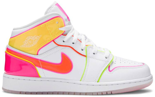 Jordan 1 Mid Edge Glow (GS) CV4611-100 - Nicesk photo 1