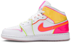 Jordan 1 Mid Edge Glow (GS) CV4611-100 - Nicesk photo 2
