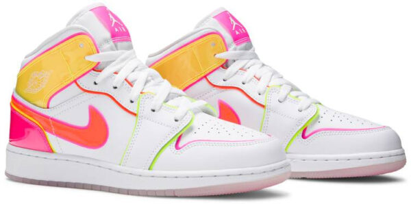 Jordan 1 Mid Edge Glow (GS) CV4611-100 - Nicesk photo 3