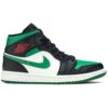 Jordan 1 Mid Green Toe 554724-067 - Nicesk photo 1