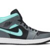 Jordan 1 Mid Grey Aqua 554724-063 - Nicesk photo 1