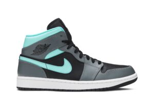 Jordan 1 Mid Grey Aqua 554724-063 - Nicesk photo 1