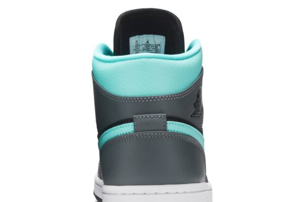 Jordan 1 Mid Grey Aqua 554724-063 - Nicesk photo 7