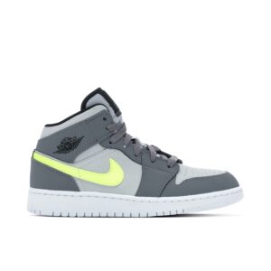 Jordan 1 Mid Gunsmoke Volt (GS) 554725-072 - Nicesk photo 1