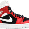 Jordan 1 Mid Gym Red Black (Women's) BQ6472-601 - Nicesk photo 1