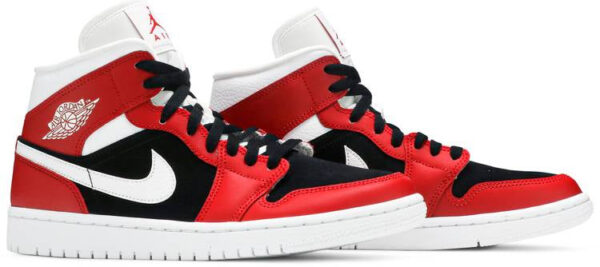 Jordan 1 Mid Gym Red Black (Women's) BQ6472-601 - Nicesk photo 3