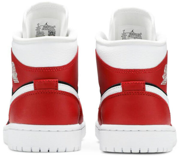 Jordan 1 Mid Gym Red Black (Women's) BQ6472-601 - Nicesk photo 4