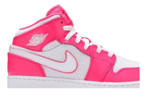 Jordan 1 Mid Hyper Pink White (GS) 555112-611 - Nicesk photo 2