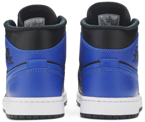 Jordan 1 Mid Hyper Royal Tumbled Leather 554724-077 - Nicesk photo 4