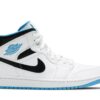Jordan 1 Mid Laser Blue 554724-141 - Nicesk photo 1