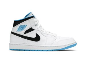 Jordan 1 Mid Laser Blue 554724-141 - Nicesk photo 1