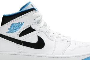 Jordan 1 Mid Laser Blue 554724-141 - Nicesk photo 2