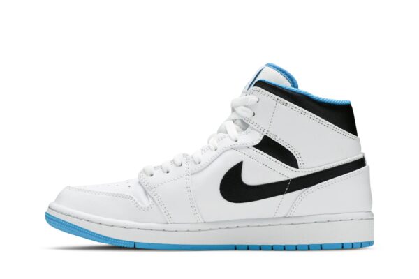 Jordan 1 Mid Laser Blue 554724-141 - Nicesk photo 3