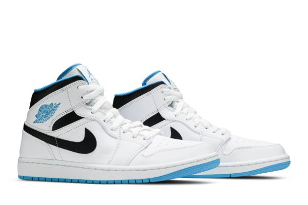 Jordan 1 Mid Laser Blue 554724-141 - Nicesk photo 8