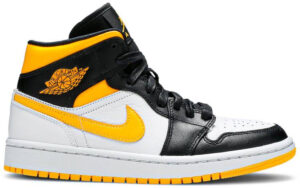 Jordan 1 Mid Laser Orange Black (Women's) CV5276-107 - Nicesk photo 1