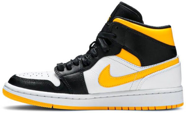 Jordan 1 Mid Laser Orange Black (Women's) CV5276-107 - Nicesk photo 2