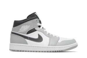 Jordan 1 Mid Light Smoke Grey Anthracite 554724-078 - Nicesk photo 1
