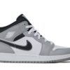 Jordan 1 Mid Light Smoke Grey (GS) 554725-078 - Nicesk photo 1