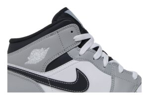 Jordan 1 Mid Light Smoke Grey (GS) 554725-078 - Nicesk photo 2
