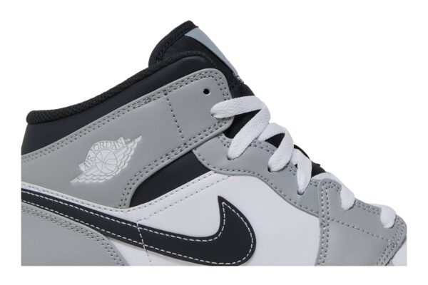 Jordan 1 Mid Light Smoke Grey (GS) 554725-078 - Nicesk photo 2