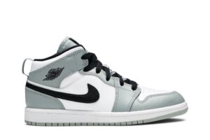 Jordan 1 Mid Light Smoke Grey (PS) 640734-092 - Nicesk photo 1