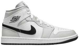 Jordan 1 Mid Light Smoke Grey (Women's) BQ6472-015 - Nicesk photo 1