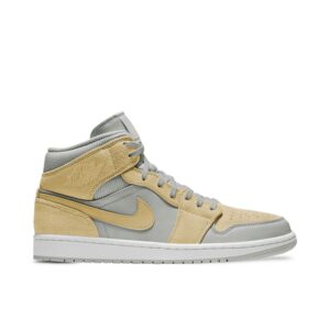 Jordan 1 Mid Mixed Textures Yellow DA4666-001 - Nicesk photo 1