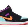 Jordan 1 Mid Multi-Color (GS) 554725-083 - Nicesk photo 1