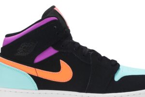 Jordan 1 Mid Multi-Color (GS) 554725-083 - Nicesk photo 2