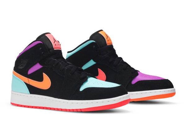 Jordan 1 Mid Multi-Color (GS) 554725-083 - Nicesk photo 8