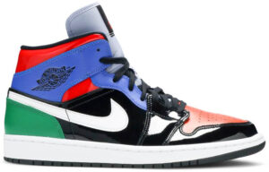 Jordan 1 Mid Multi Patent (Women's) CV5276-001 - Nicesk photo 1