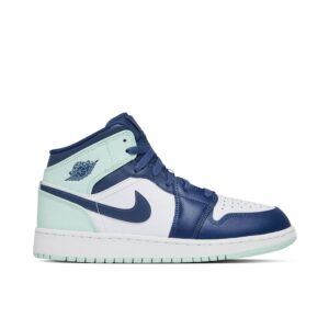 Jordan 1 Mid Mystic Navy Mint Foam (GS) 554725-413 - Nicesk photo 1